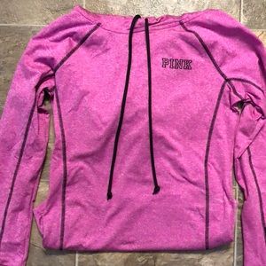 Pink athletic sweatshirt